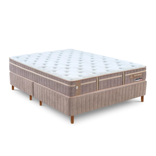 Conjunto Sommier Hasta 250kg Pikolin - King - Equilibrium