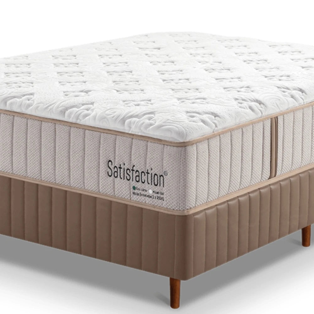 Conjunto Sommier - Mannes - 2 Plazas - Satisfaction