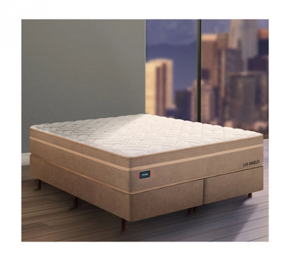 Conjunto Sommier Mannes Queen - Los angeles