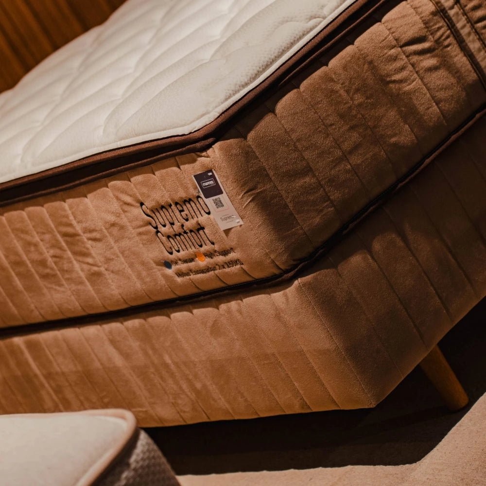 Conjunto Sommier - Mannes - Queen - Supremo Confort