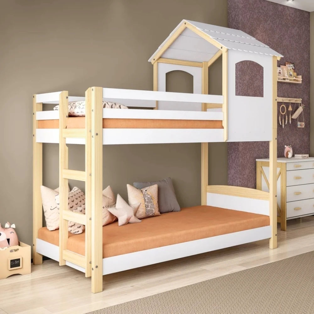 Cucheta Cama Casita Infantil - Blanco