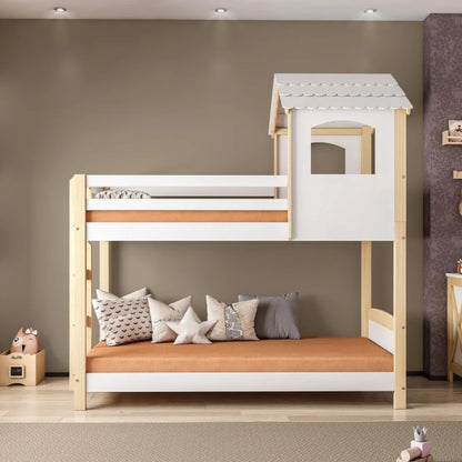 Cucheta Cama Casita Infantil - Blanco