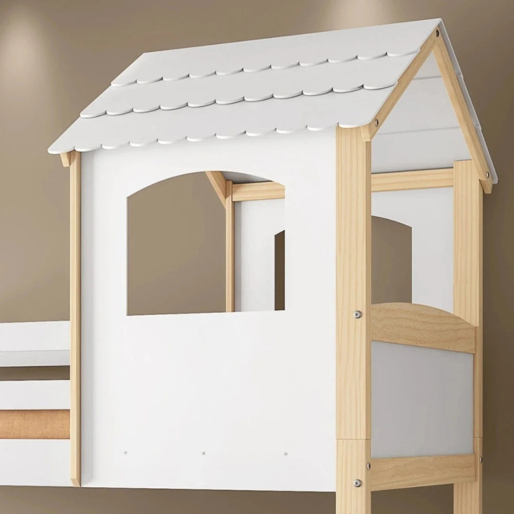 Cucheta Cama Casita Infantil - Blanco