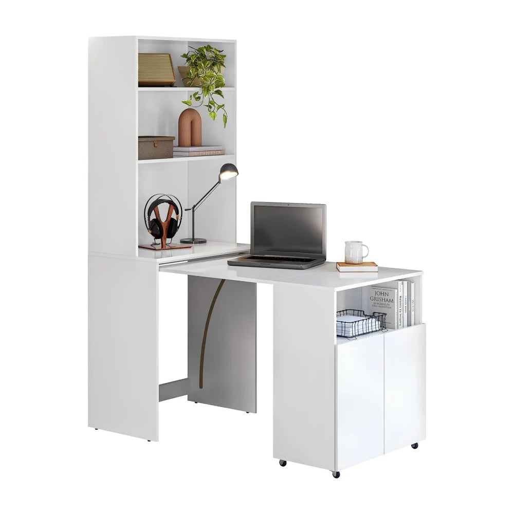 Escritorio Repisa Multifunción Duo - Línea Clara - Blanco
