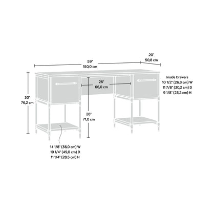 Escritorio - Sauder - Linea Iron City