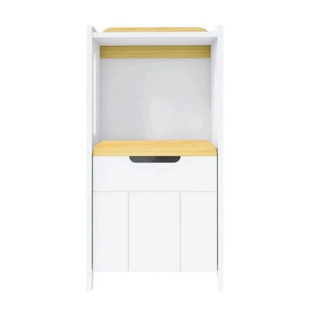 Estantería 1 Puerta 1 Estante - Infantil - Blanco