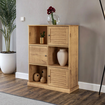 Estantería - 3 Puertas - Línea Oslo - Natural