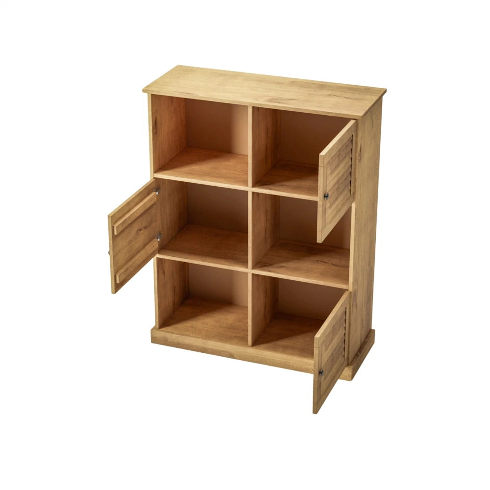 Estantería - 3 Puertas - Línea Oslo - Natural