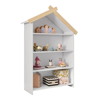 Estantería Biblioteca 4 Estantes Infantil - Blanco