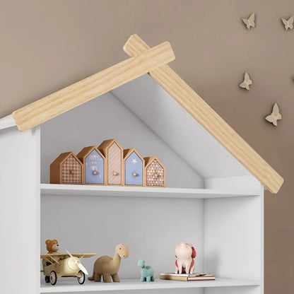 Estantería Biblioteca 4 Estantes Infantil - Blanco