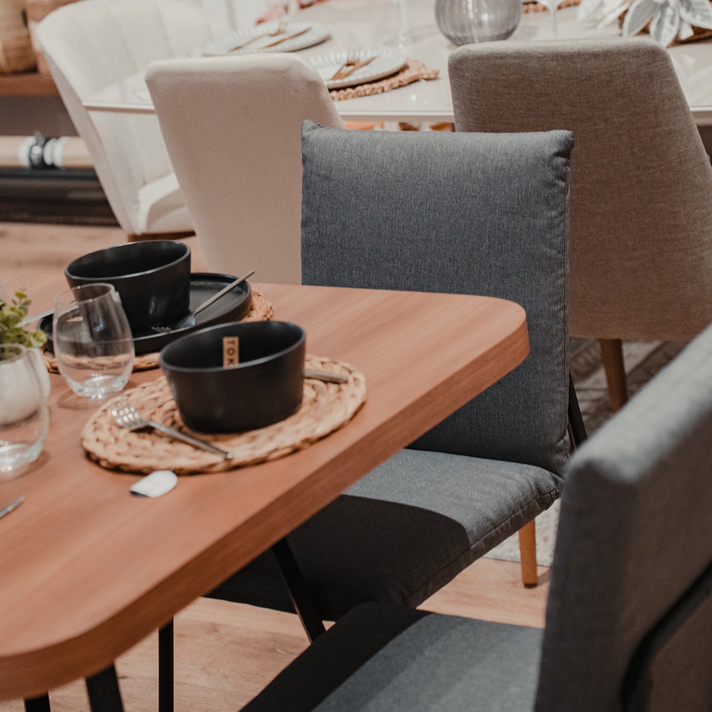 Juego de comedor - Croma - Negro