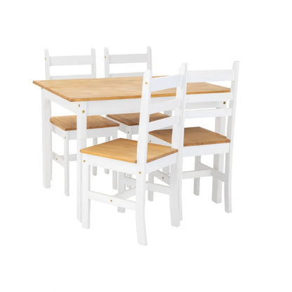 Juego de Comedor Abril Plus 4 Sillas Madera