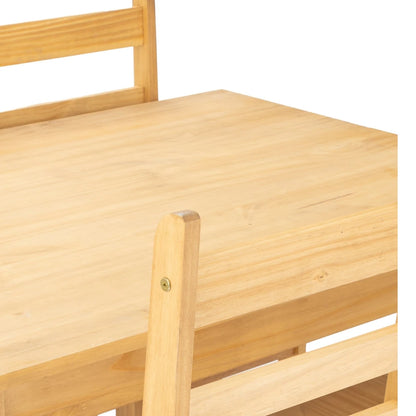 Juego De Comedor Monterrey 6 Sillas - Madera - Natural