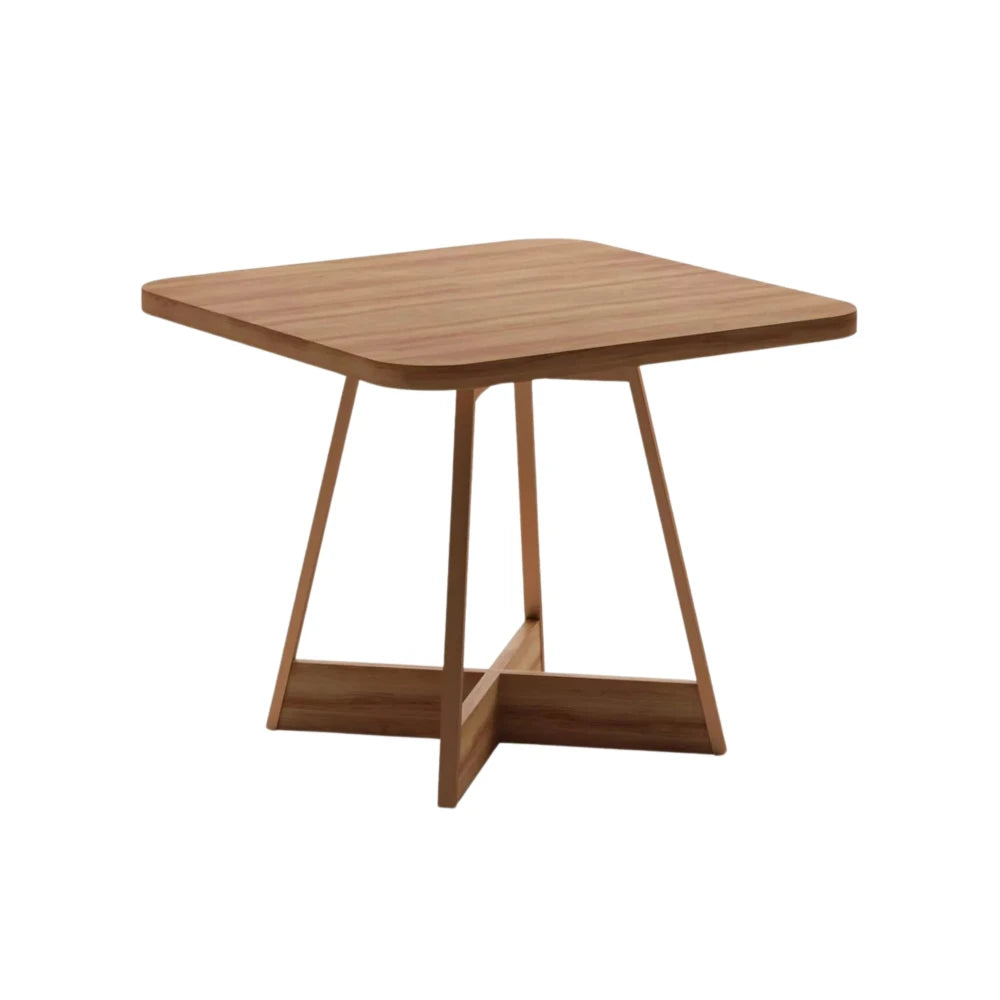 Juego de comedor - Cuadrado - Atix - Marrón