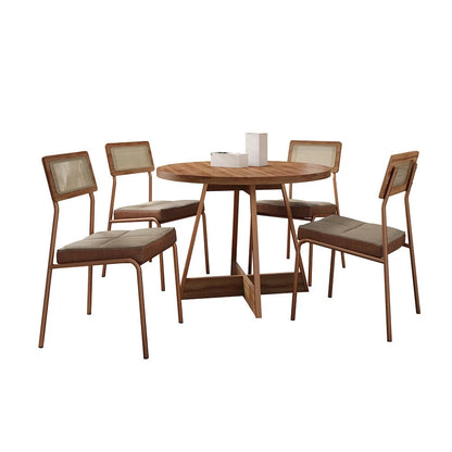 Juego de comedor - Atix - Marrón