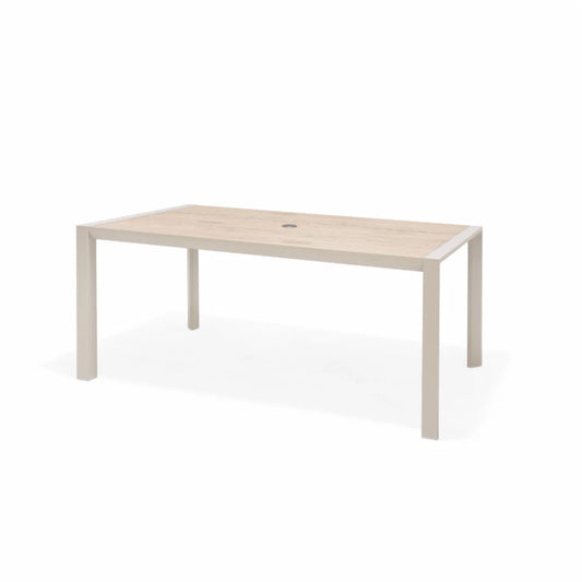 Mesa De Aluminio Para Jardín - Urbanite - 160x90 - Beige