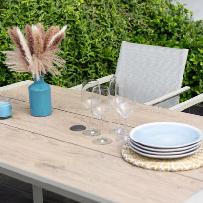 Mesa De Aluminio Para Jardín - Urbanite - 160x90 - Beige