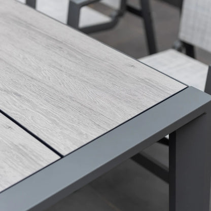 Mesa De Aluminio Para Jardín - Urbanite - 160x90 - Gris