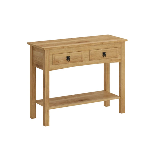 Mesa De Arrime Aparador Madera Maciza Línea Monterrey - Natural