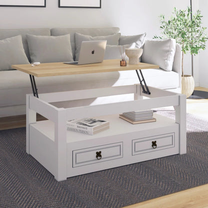 Mesa de Living Articulada - Línea Monterrey - Blanco