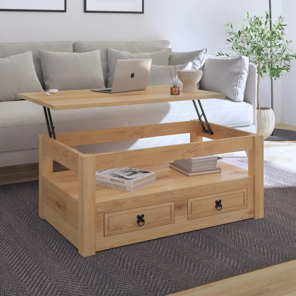 Mesa de Living Articulada - Línea Monterrey - Natural