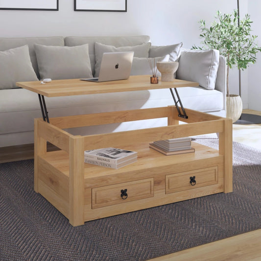 Mesa de Living Articulada - Línea Monterrey - Natural