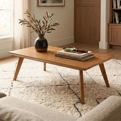 Mesa de Centro Classic -Rectangular - Línea Nevada - Natural