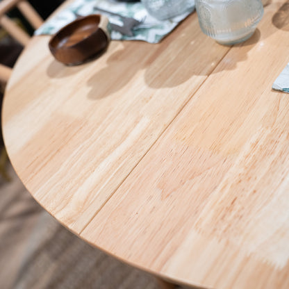 Mesa de comedor Extensible - Madera maciza 100 a 130 cm - Línea Serena