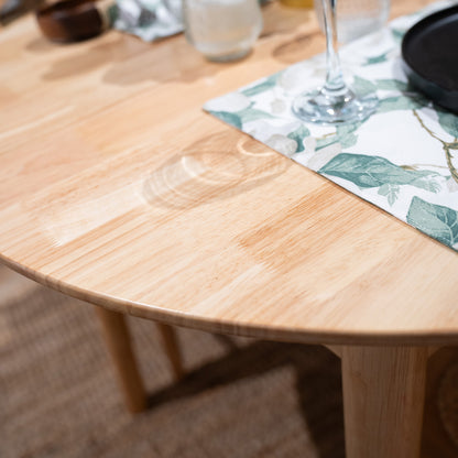 Mesa de comedor Extensible - Madera maciza 100 a 130 cm - Línea Serena
