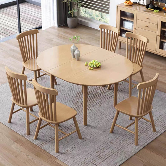 Mesa de comedor Extensible - Madera maciza 100 a 130 cm