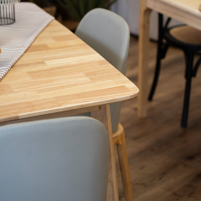 Mesa de comedor Extensible - Madera maciza 90 a 120 cm Elan - Línea Serena