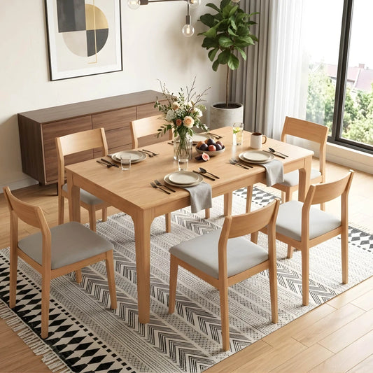 Mesa de comedor - Madera maciza 150 cm Bolonia - Línea Serena