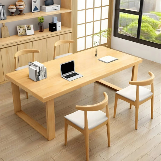 Mesa de comedor Nilo Madera maciza 140 cm - Línea Serena