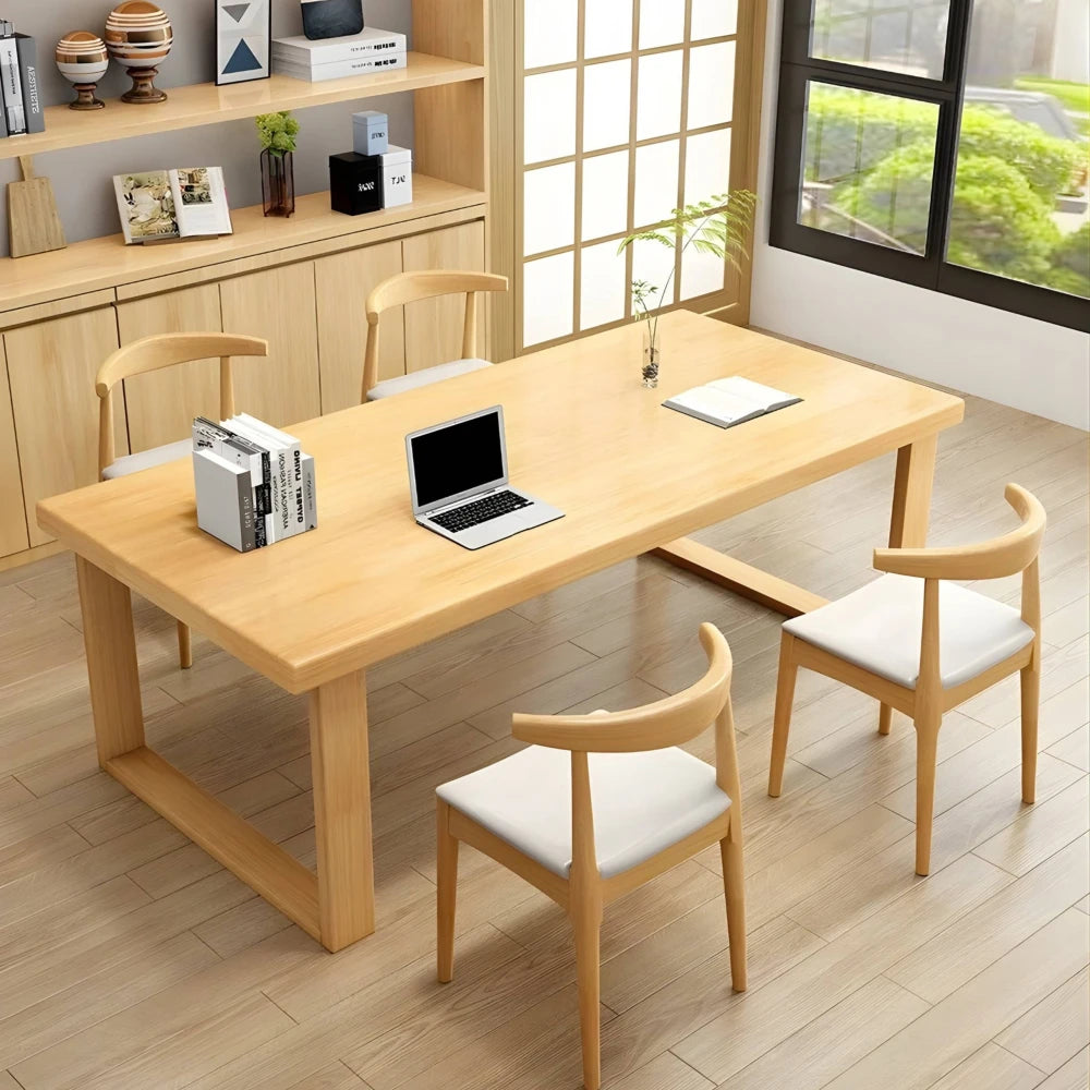 Mesa de comedor Nilo Madera maciza 180 cm - Línea Serena