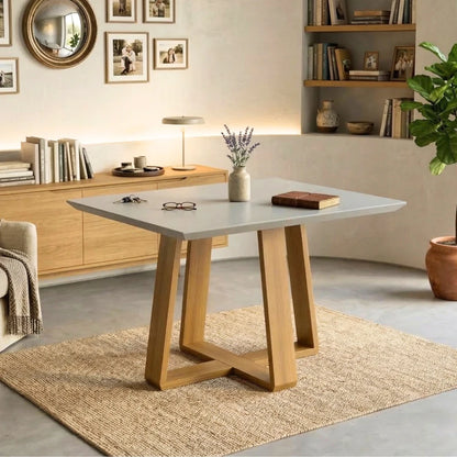 Mesa de Comedor Wood - Rectangular - Línea Nevada