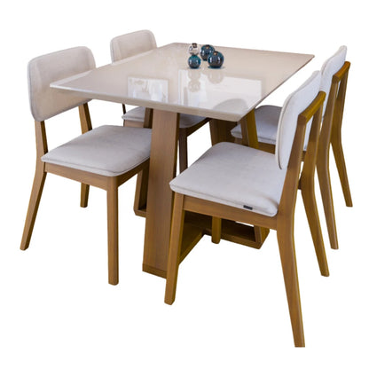 Mesa de Comedor Wood - Rectangular - Línea Nevada