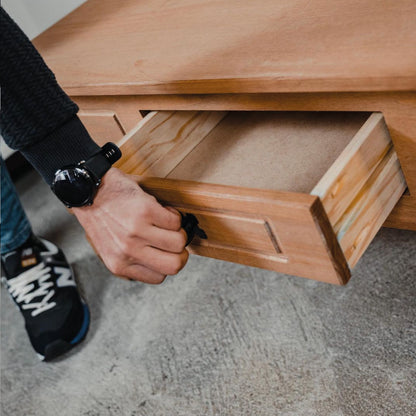 KIT Mesa De Living + Rack de TV Línea Monterrey - Natural