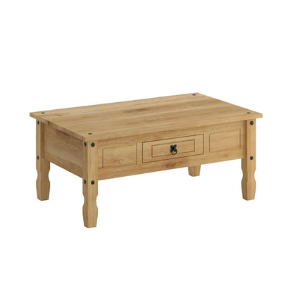 KIT Mesa De Living + Rack de TV Línea Monterrey - Natural