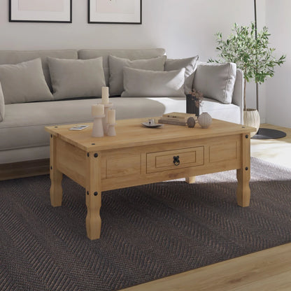 KIT Mesa De Living + Rack de TV Línea Monterrey - Natural