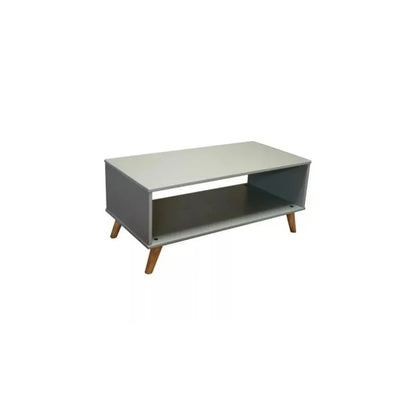 Mesa De Living Madera Maciza - Línea Berlín - Negra