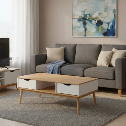 Mesa de Living Praga - Blanco