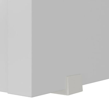 Mesa de Luz 2 Cajones - Línea Clara - Blanco