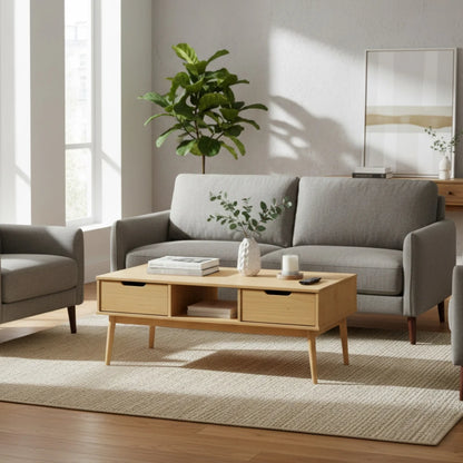 Mesa de Living Praga - Roble