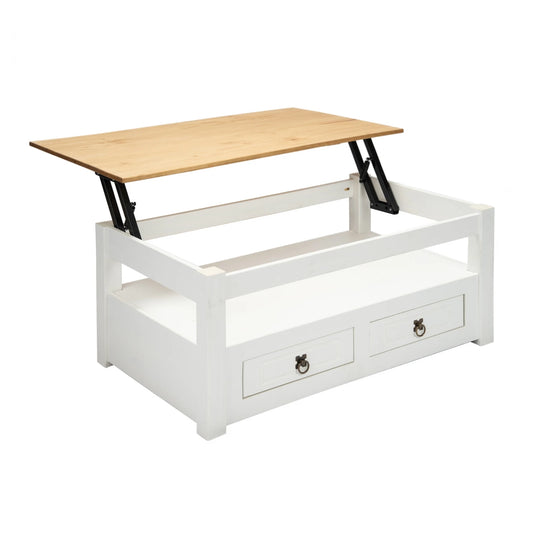 Mesa de Living Articulada - Línea Monterrey - Blanco