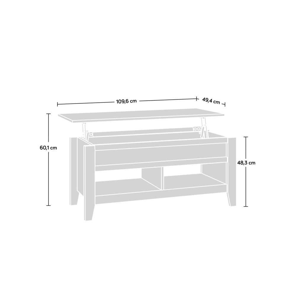 Mesa Ratona Articulada Sauder - Linea Dakota Pass - Marrón