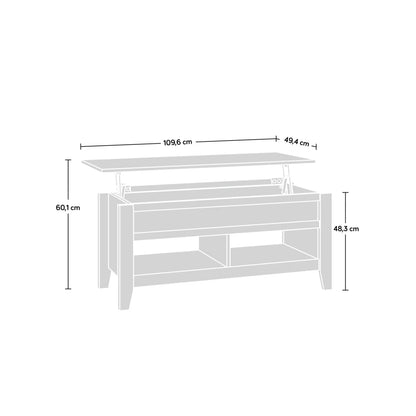 Mesa Ratona Articulada Sauder - Linea Dakota Pass - Marrón