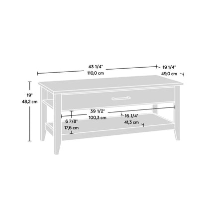 Mesa Ratona Articulada - Sauder - Linea Summit Station - Blanco