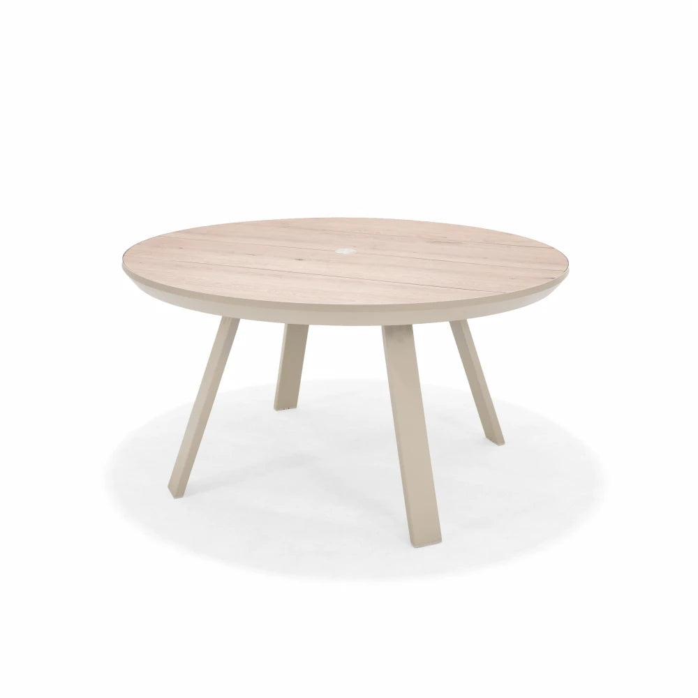 Mesa redonda de Patio Diámetro 141cm - Urbanite - Beige