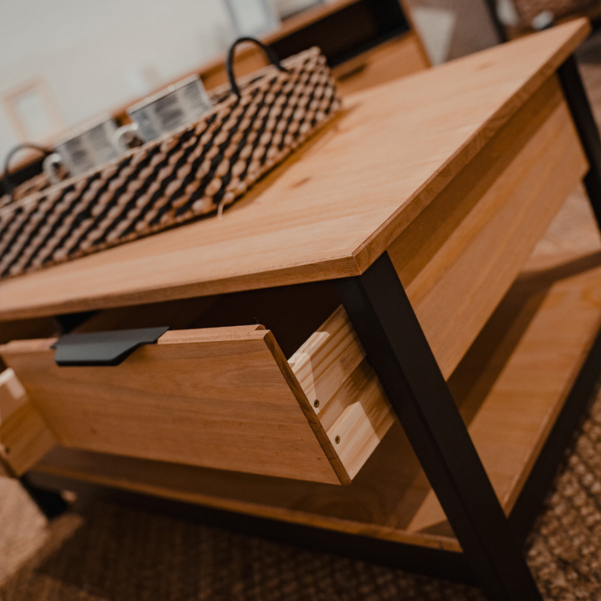 KIT Mesa De Living + Rack de TV Línea Denver