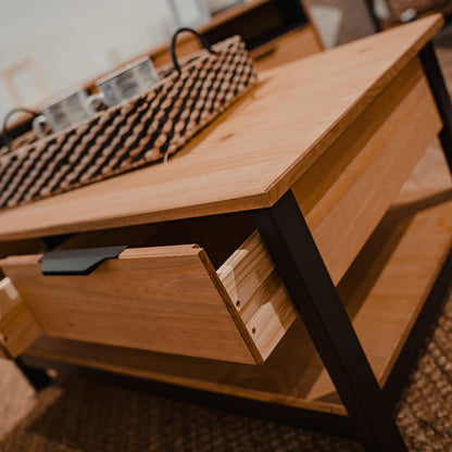 KIT Mesa De Living + Rack de TV Línea Denver